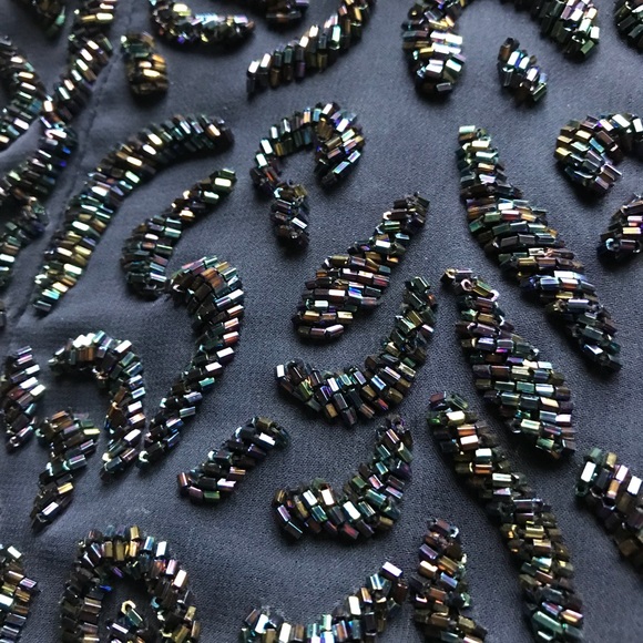 🎉floor length navy blue sequined prom dress🎉 - Picture 8 of 8